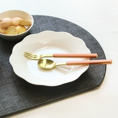 Bogen Armand 金色餐具組 蜜桃色, 1套, 茶匙 + 茶叉