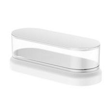 超聲波眼鏡/飾品清洗機 進階款, 高頻清潔, 快速除垢, 白色, 1個