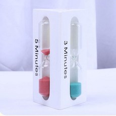 클리니스 3분 5분 7분 삼각형 모래시계, 화이트