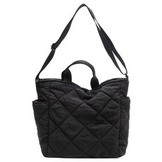 연이랜드 여성용 패브릭 엠보 크로스백