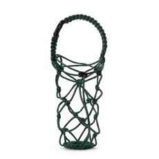 캐리보틀 핸드메이드 보틀 휴대용 가방, 다크그린, 1개