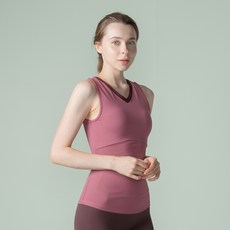 女款柔軟V領長版內衣+透氣內衣墊 DTF2W-2034