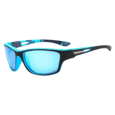 솔르 사이클 라이딩 눈부심방지 스포츠 선글라스, 블루, 1개