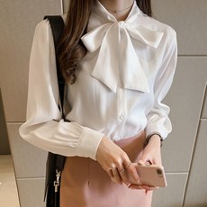 LUNA GIRL Needs 蝴蝶結長袖襯衫