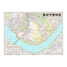 地圖達康 龍山區管轄地圖 覆膜型 小 110 x 78 cm, 1個