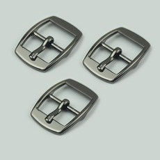 Madakkumi 包包背帶裝飾 DIY工藝 H型扣環 19mm 3入, 黑色(扣環), 1套