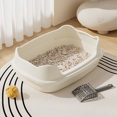 PASTEL PET 寵物腳掌廁所沙鏟組, 1個, 象牙白