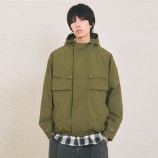 COMO NINOZ 漸層連帽布勞森外套 WN246TBJKZ03