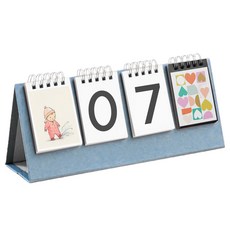 Jimmy's Home D-Day客製化月曆, 1個, 淡藍色