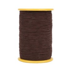JS Company 接髮高彈力橡皮筋線, 深棕色