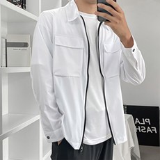 맨타임 나일론 윈드브레이커 투웨이 바람막이 자켓