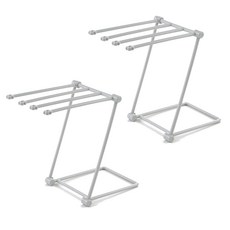 THE NEED 可折疊抹布晾乾架 2入, 灰色