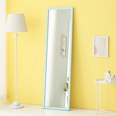 에이스홈 마카롱 사각 와이드M 벽걸이 전신거울, 민트