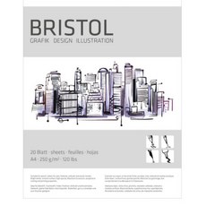 Hahnemuhle Bristol 設計繪圖本 20張 250g, 1個