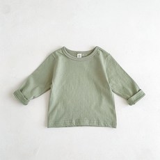 JOYMULTI 嬰幼兒素色條紋T恤