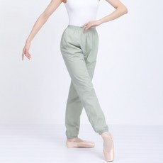 마켓피아 여성용 발레 웜업 롤업 배기 트레이닝 팬츠
