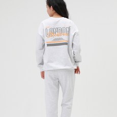 兒童運動印花長袖服飾組