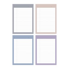 ibis 7mm 筆記墊 A4, 城市色彩, 咖啡館風景, 夜海, 清晨, 1套