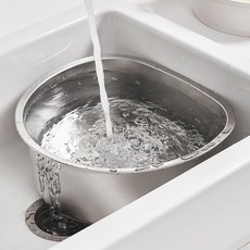 WAGENSTEIGER 304不鏽鋼D型洗滌盆 8L, 1個, 銀色