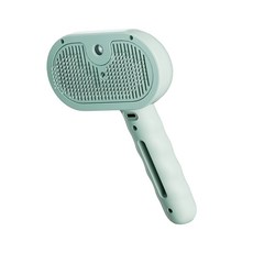 寵物噴霧按摩梳, 馬卡龍綠, 1個