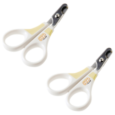 CattyMan  寵物蜂蜜微笑趾甲剪 S號, 白色, 2個