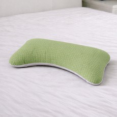자미코코 피그먼트 메밀베개 아치형, 연두, 1개
