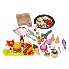 캐스비 영아용 패스트 푸드 역할놀이 세트 KBP1879set, 랜덤발송, 1개