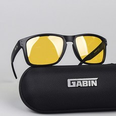 스타일호른 가빈 빅사이즈 편광 스포츠 선글라스 G30, C95-2 블랙 야간편광렌즈, 1개