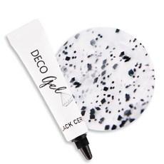 IVIt 3D立體美甲造型管狀膠, Dot Black, 10g, 1條