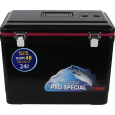 Cosmos 釣魚保冷箱 WJ-712, 24L, 1個, 黑色