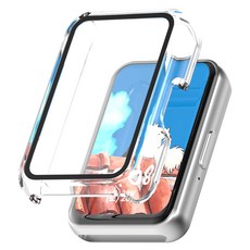 NUART 三星 Galaxy Fit 3 全覆蓋硬式保護殼, 1個, 透明