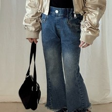 EYOUMONG 兒童基本版型水洗丹寧靴型長褲 E6S277