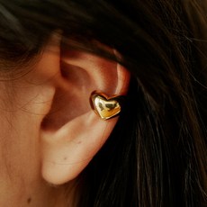 로아주 여성용 volume heart earcuff