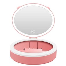 LED便攜式桌鏡 255*192mm, 粉色的
