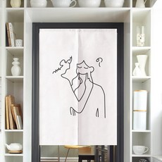 마블라 스케치 커텐 가림막 파티션, 21