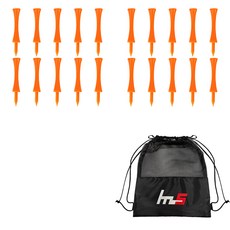 NAYASTYLE PE 高爾夫球釘 10入 + PE 10入 + 收納袋套組, GFYP-169-6+169-6PU