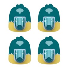 免打孔黏貼式蓮蓬頭架 type3, 4個