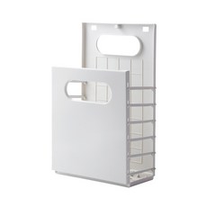 折疊壁掛式洗衣收納籃, 07新灰, 1個