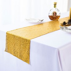 Aihop華麗亮片桌旗, 它 16, 120 x 120 厘米