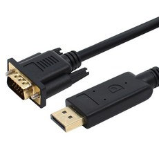 엠비에프 DP to VGA 케이블 2m, MBF-DPVC02, 1개