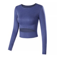 Market A 女款 Belly Unlock 基本款瑜伽長袖上衣