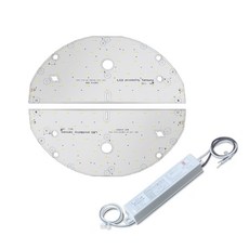 SMD Tech 三星 LED 模塊套組 2 燈 S4 398 x 190 mm 50W+KC 轉換器, 晝光色, 1套