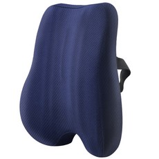 3D網狀背部腰部靠墊, 藍色