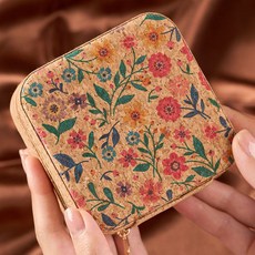 主婦公式 迷你飾品珠寶盒, 1個, 花朵