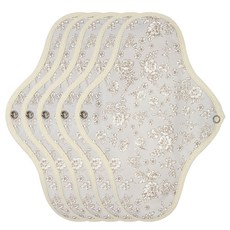 위즐리 면생리대 그레이플라워, 대형, 1개입, 5개