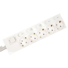 Daehanelaiteu 獨立開關式5孔延長線插座 DHM-SWG5C, 1個, 3m