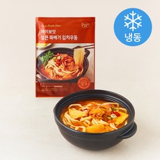 페이보잇 얼큰 뚝배기 김치우동 (냉동), 340g, 1개