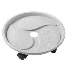 SOFTHOLIC 可移動排水圓形花盆底盤, 混色