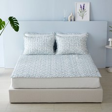 LAURA ASHLEY Molly 60支莫代爾防滑床墊, 白色