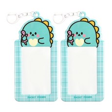 Pinkfoot 恐龍造型卡套 2入, 恐龍款